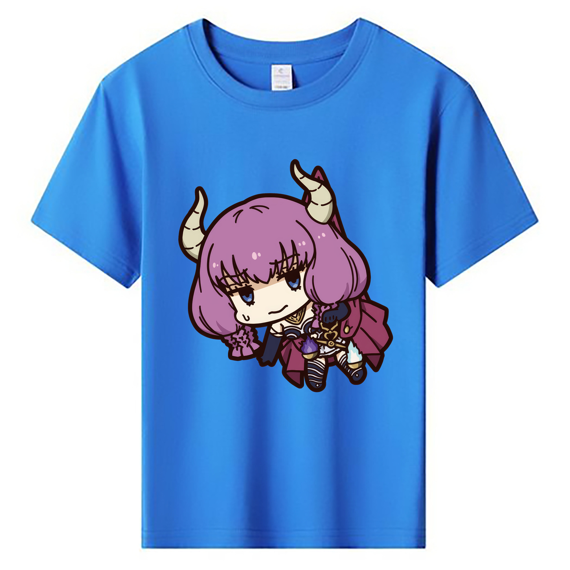 （画像用） 葬送のフリーレン Frieren 綿100％キッズTシャツ（フロントプリント）